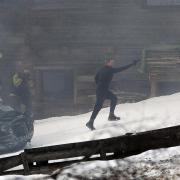 James Bond 007, Dreharbeiten in Obertilliach, 15.Januar.2015, Daniel Craig
Foto: Daniel Raunig