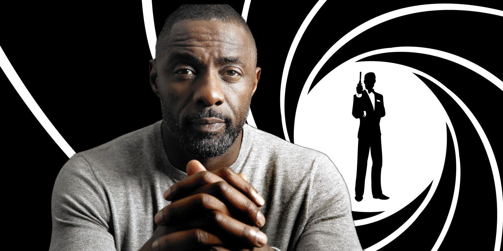 Idris-Elba-and-James-Bond-Logo